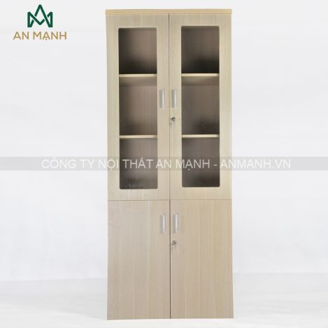 Tủ Tài liệu 2 kính  Ngang 80cm