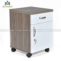 Hộc di động 2 ngăn kéo trắng - 029 ( nhỏ) 